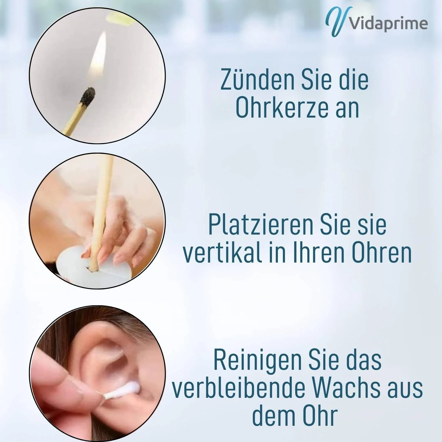 Ohrenkerzen für effektive und sichere Reinigung | Packung mit 12 Kerzen - Image 3