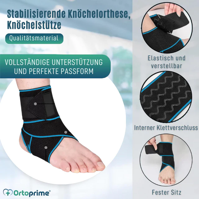 Verstellbare Sportknöchelstütze | Stabilisierung bei Verstauchungen und Tendinitis - Image 2