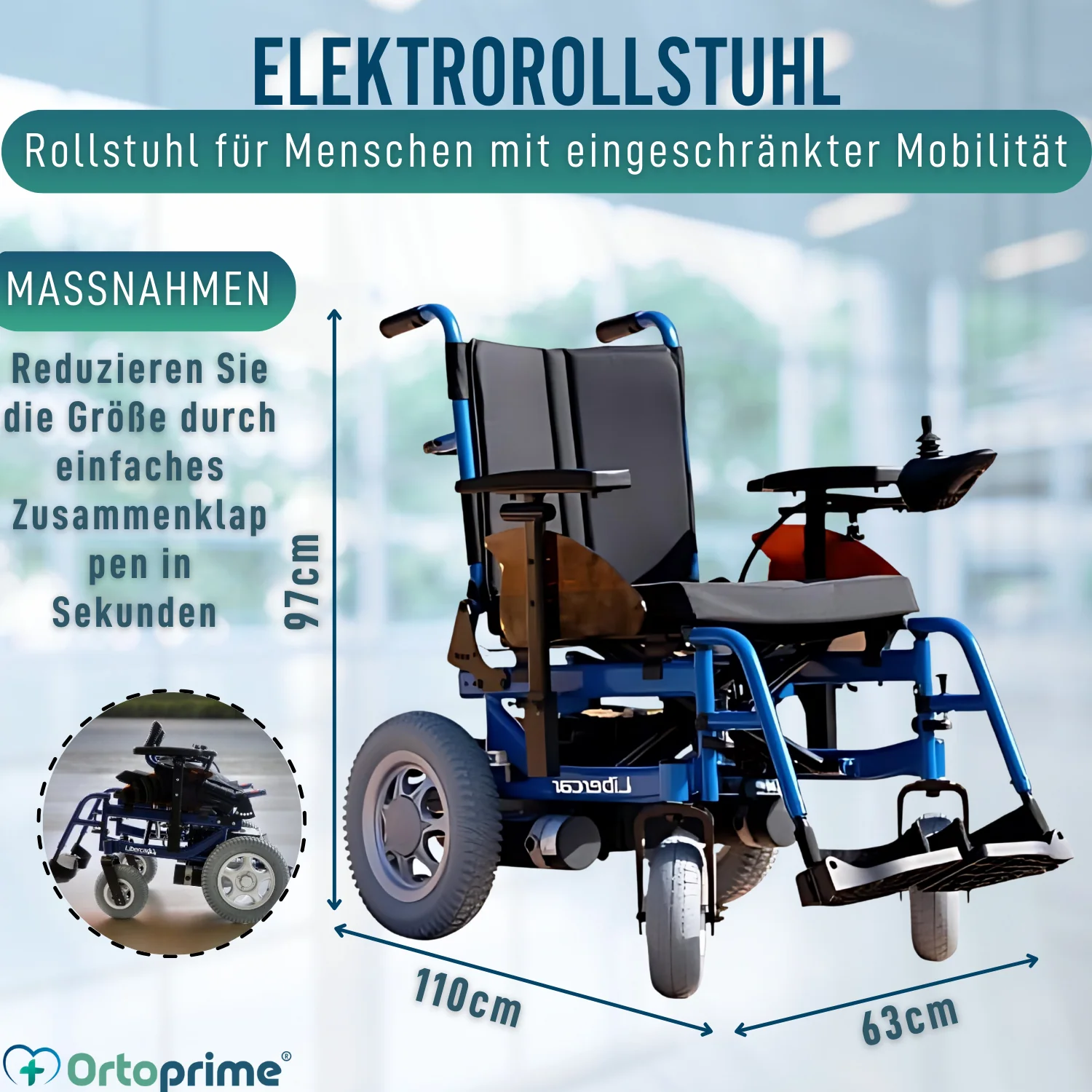 Verstellbarer Elektrorollstuhl | Mehrere Positionen - Image 10