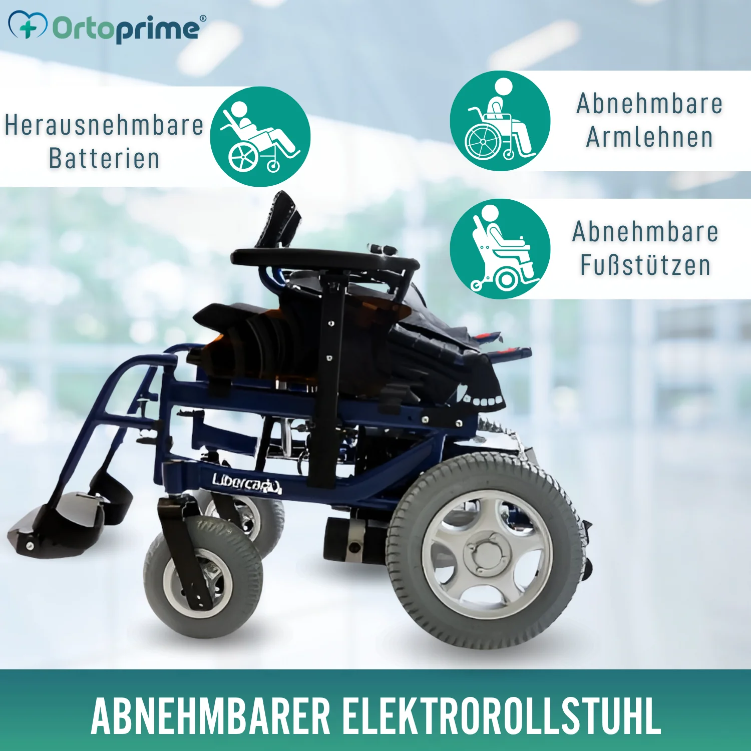 Verstellbarer Elektrorollstuhl | Mehrere Positionen - Image 5