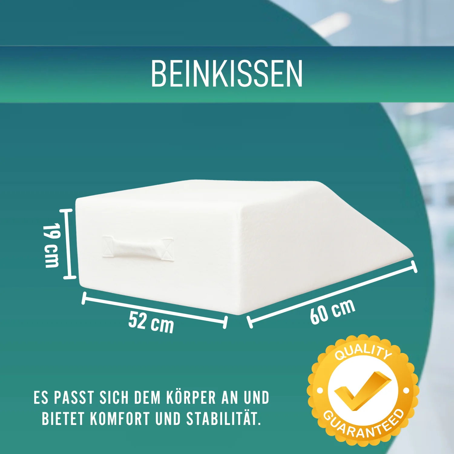 Viskoelastisches Beinkissen | Keilkissen für Beinauflage - Image 2