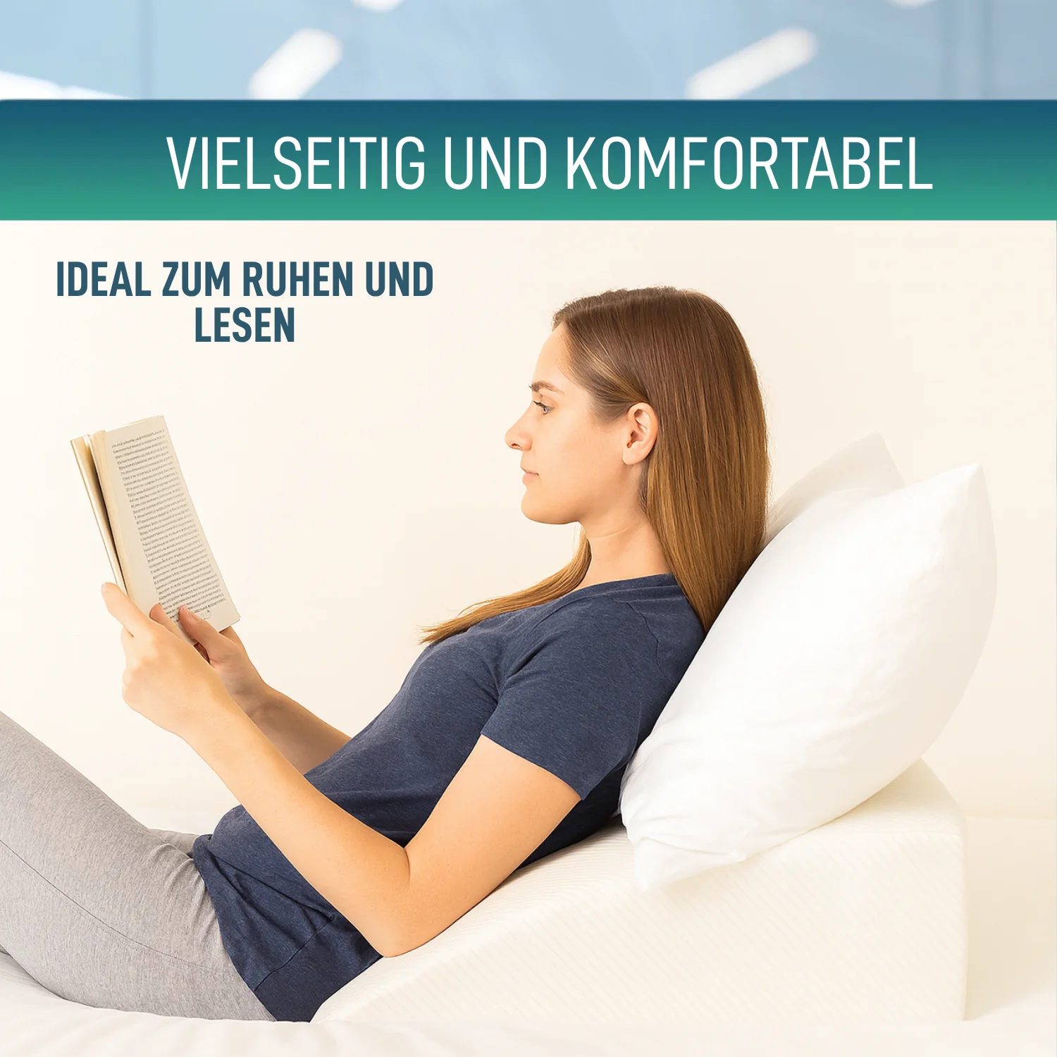 Viskoelastisches Beinkissen | Keilkissen für Beinauflage - Image 8