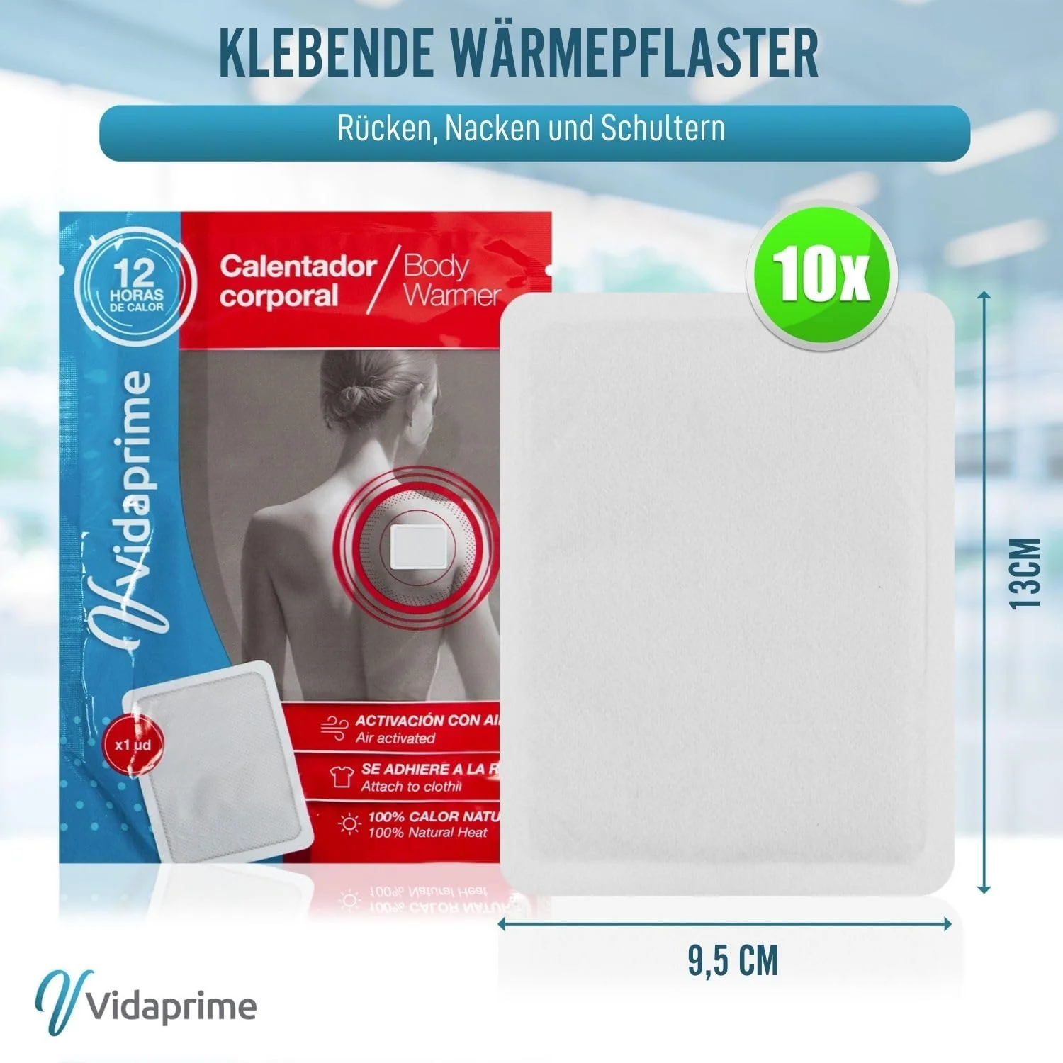 Wärmepflaster für Rücken Nacken | Packung mit 10 Stück - Image 8