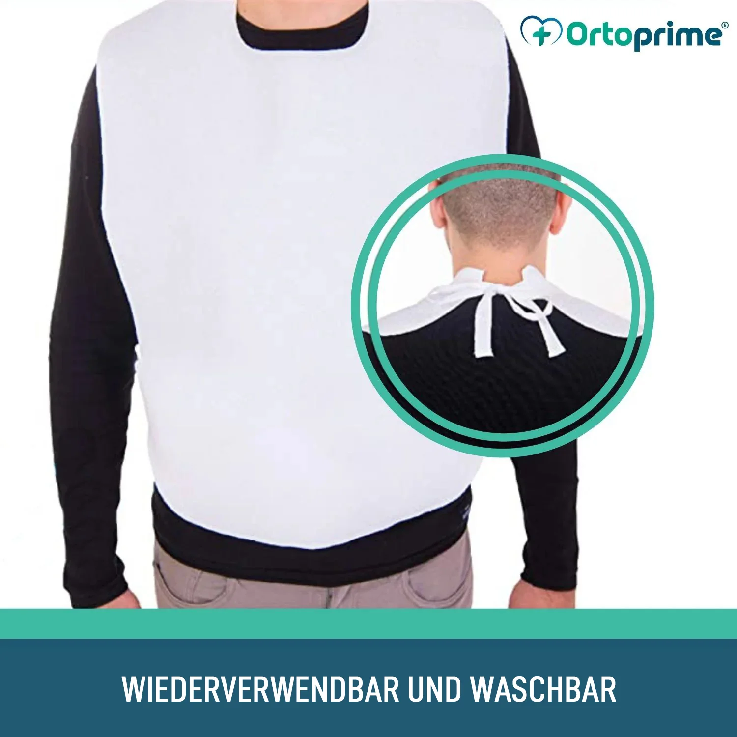 Wasserdichte Lätzchen - Wiederverwendbar für ältere Erwachsene - Image 7