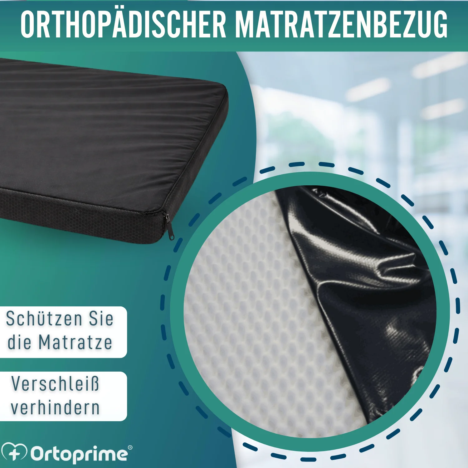 Wasserdichter Bezug für Orthopädische Hundematratze | 4 Größen - Image 5