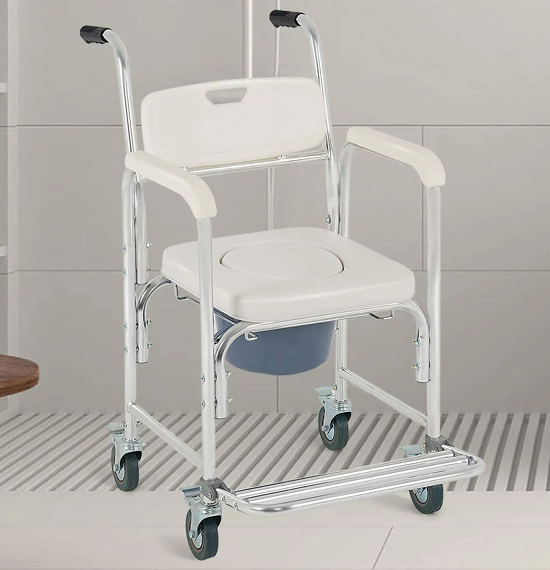 WC-Duschstuhl mit klappbaren Beinen - Image 9