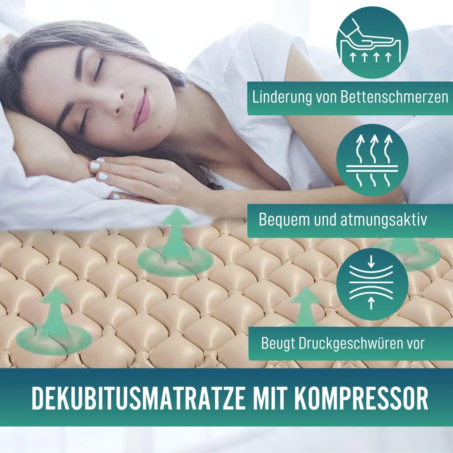 Antidekubitusmatratze mit Kompressor und Luftwechselzellen - Image 9