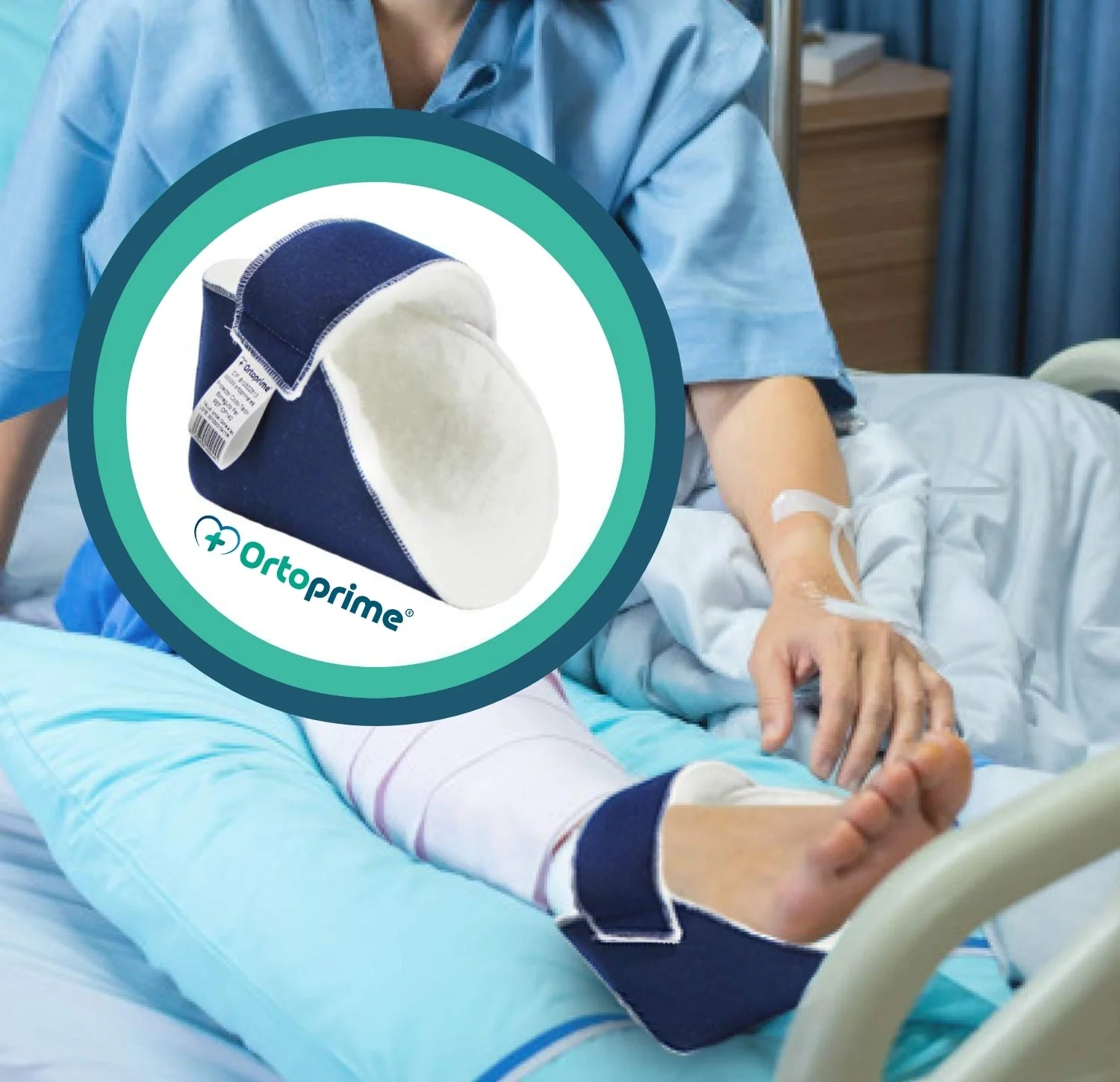 Weicher Antidekubitus-Schutz für den Linken Fuß - Image 5