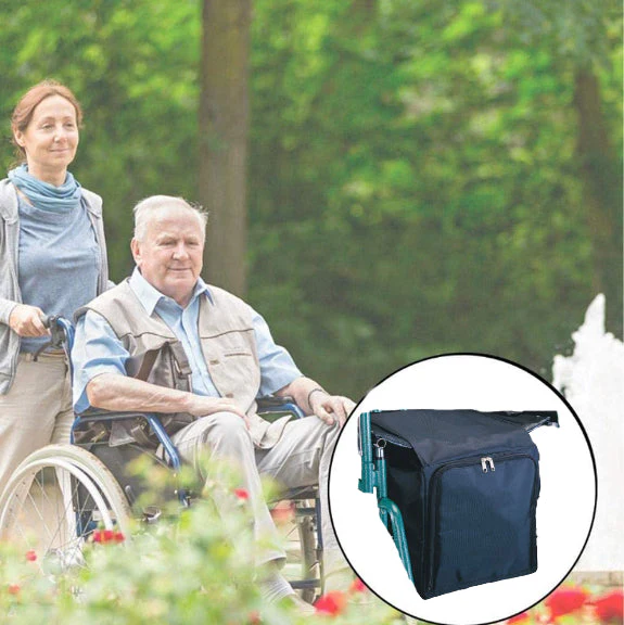 Zusatzbeutel für Rollstühle | Marineblau - Image 4